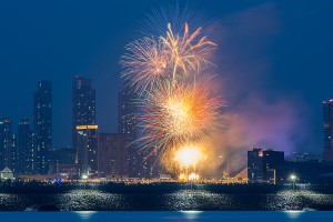 송도신도시 불꽃축제
