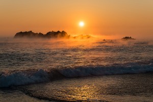 경주 문무대왕릉 일출