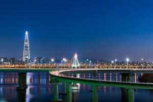 올림픽대교 야경