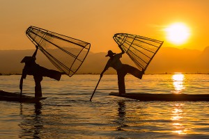 미얀마 인레호수